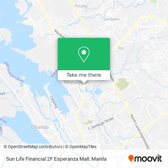 Sun Life Financial 2F Esperanza Mall map