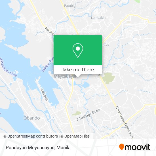 Pandayan Meycauayan map