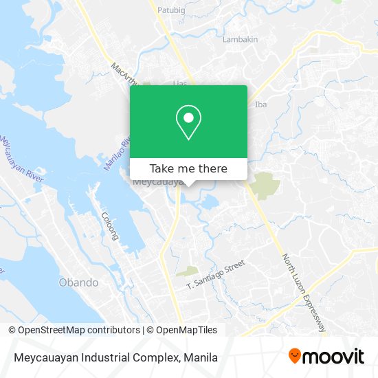 Meycauayan Industrial Complex map
