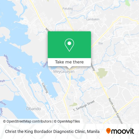Christ the King Bordador Diagnostic Clinic map