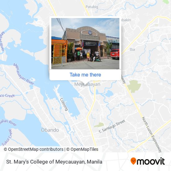 St. Mary's College of Meycauayan map