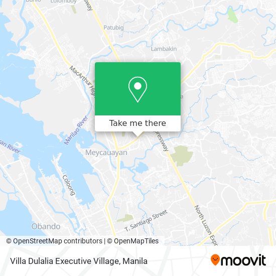 Villa Dulalia Executive Village map