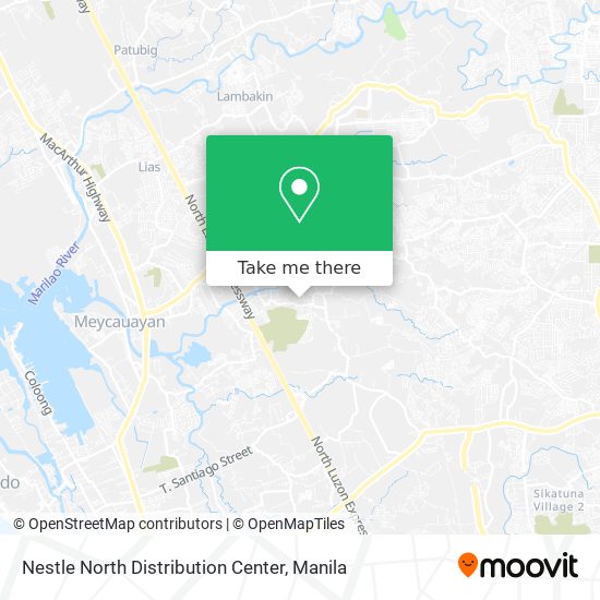 Nestle North Distribution Center map