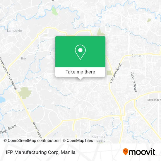 IFP Manufacturing Corp map