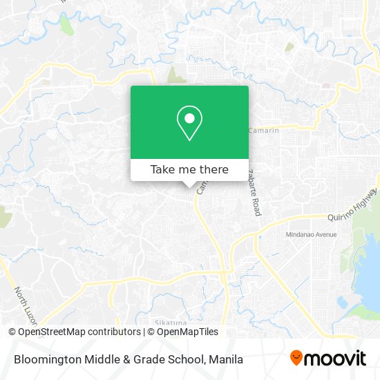 Bloomington Middle & Grade School map