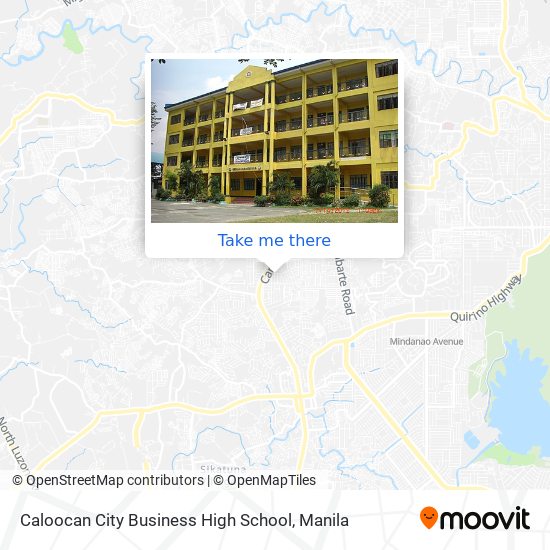 Caloocan City Business High School map