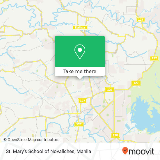 St. Mary's School of Novaliches map