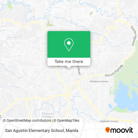 San Agustin Elementary School map
