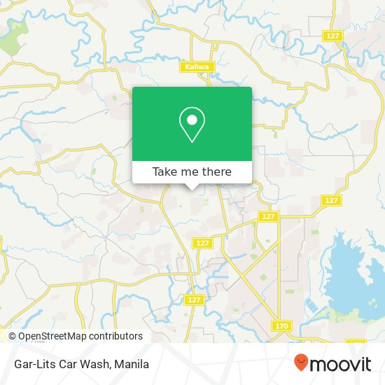 Gar-Lits Car Wash map
