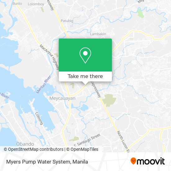 Myers Pump Water System map