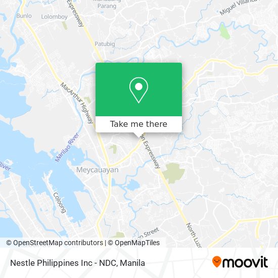 Nestle Philippines Inc - NDC map