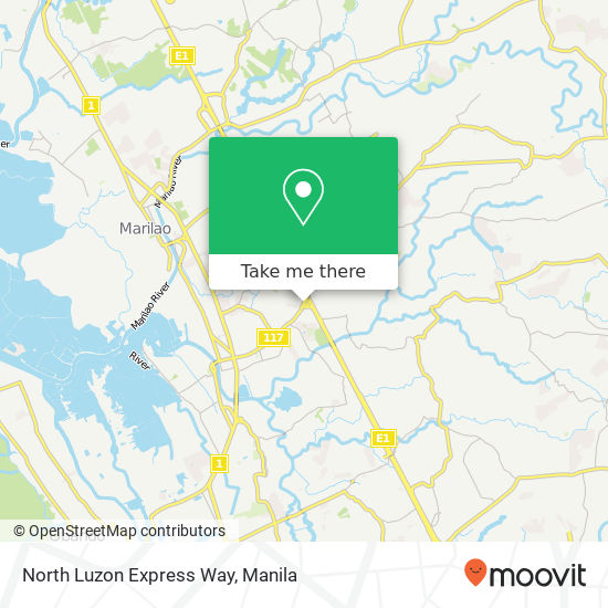 North Luzon Express Way map