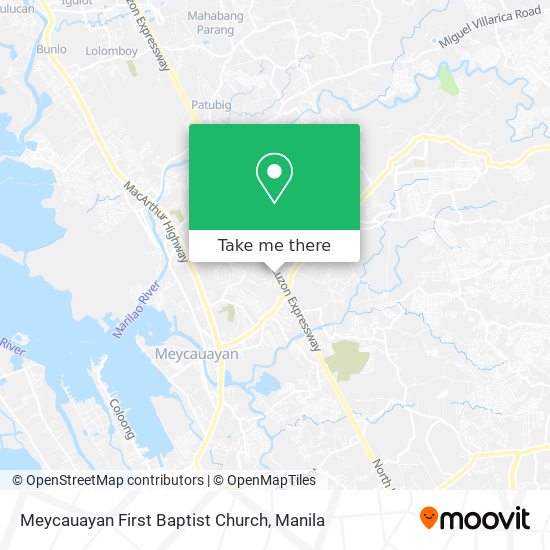 Meycauayan First Baptist Church map