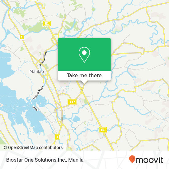 Biostar One Solutions Inc. map