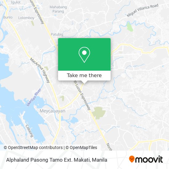 Alphaland Pasong Tamo Ext. Makati map
