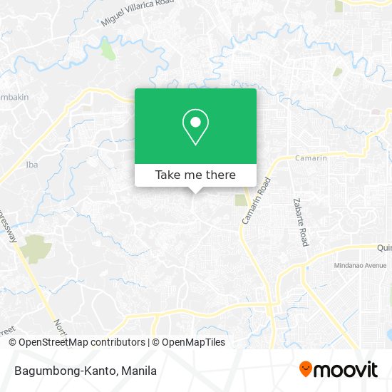 Bagumbong-Kanto map