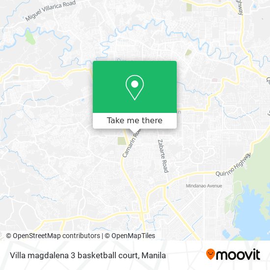 Villa magdalena 3 basketball court map