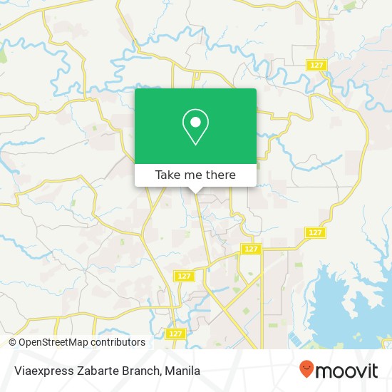 Viaexpress Zabarte Branch map