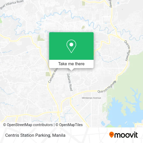 Centris Station Parking map