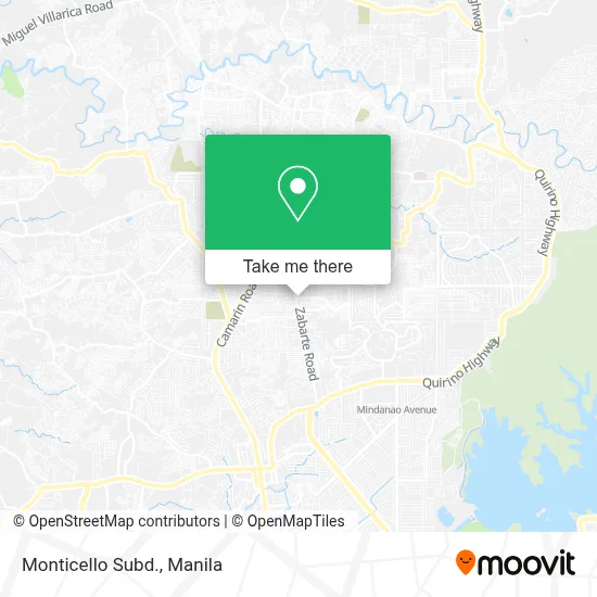 Monticello Subd. map