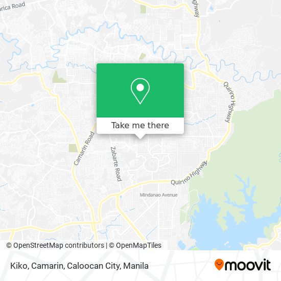 Kiko, Camarin, Caloocan City map