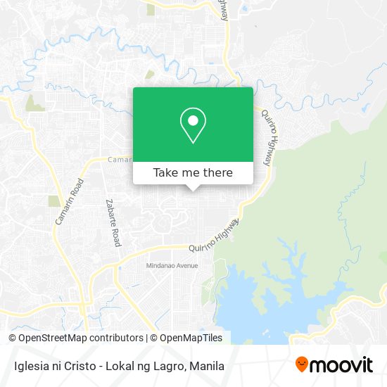 Iglesia ni Cristo - Lokal ng Lagro map