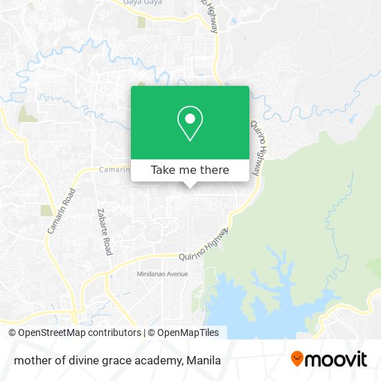 mother of divine grace academy map