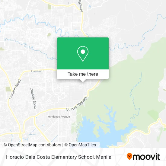 Horacio Dela Costa Elementary School map