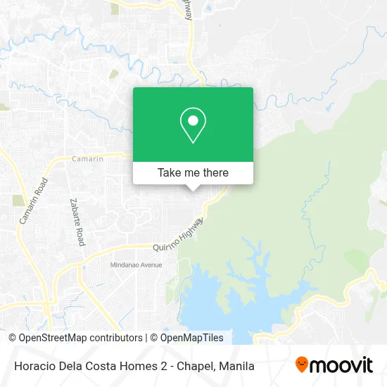 Horacio Dela Costa Homes 2 - Chapel map