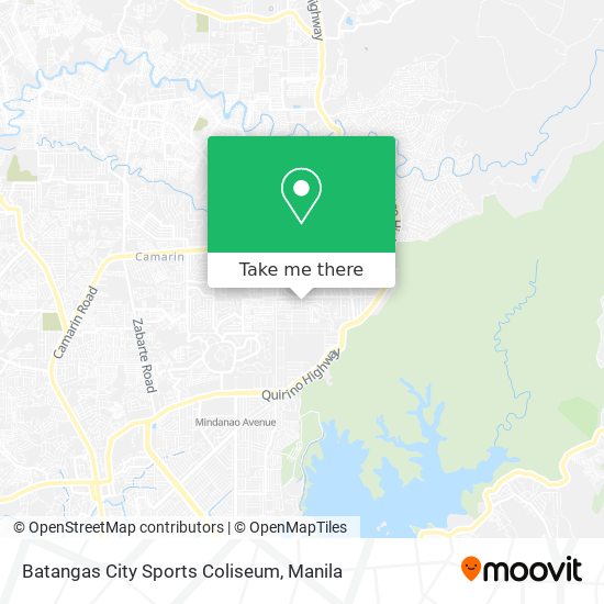 Batangas City Sports Coliseum map