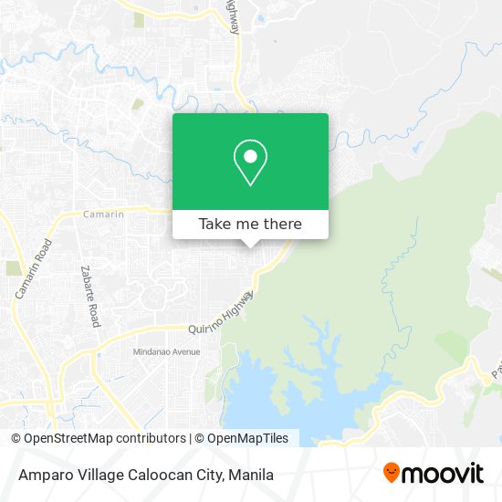 Amparo Village Caloocan City map