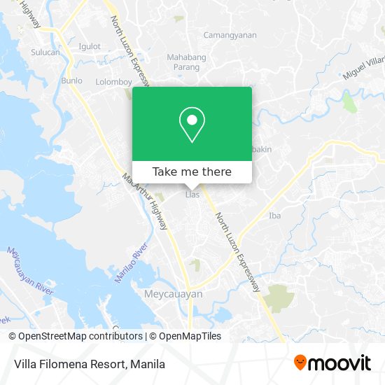 Villa Filomena Resort map