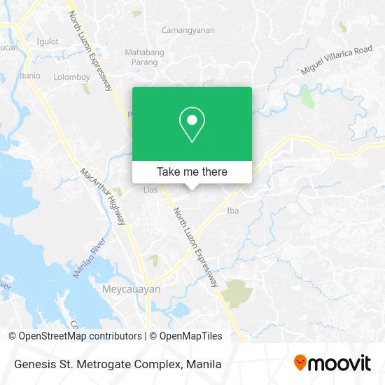 Genesis St. Metrogate Complex map