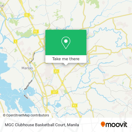 MGC Clubhouse Basketball Court map