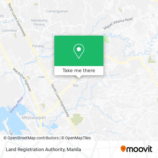 Land Registration Authority map