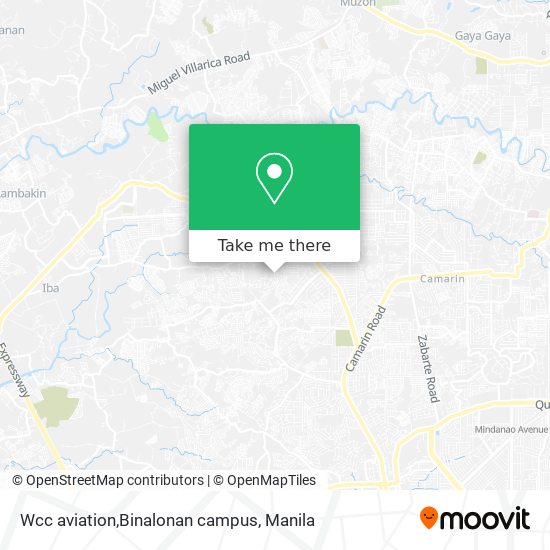 Wcc aviation,Binalonan campus map