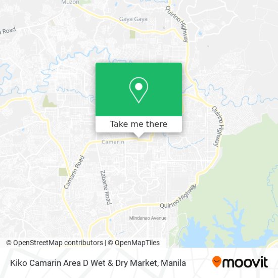 Kiko Camarin Area D Wet & Dry Market map