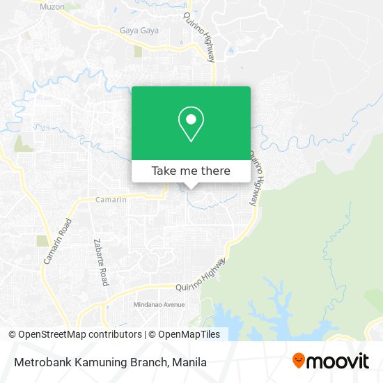 Metrobank Kamuning Branch map