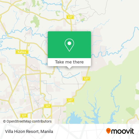 Villa Hizon Resort map