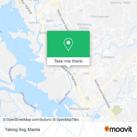 Tabing Ilog map