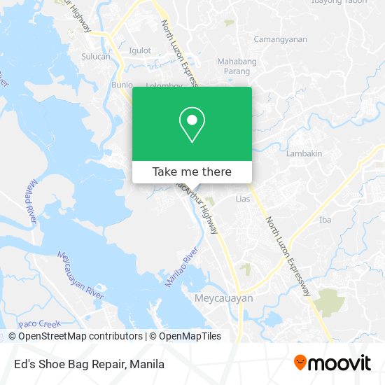 Ed's Shoe Bag Repair map