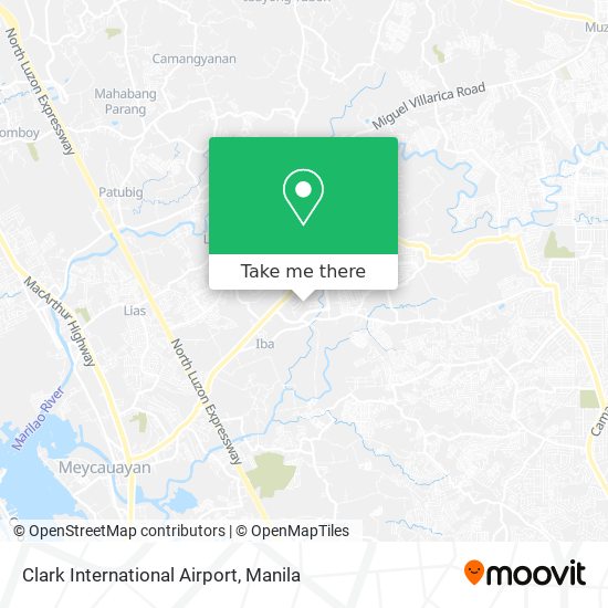 Clark International Airport map