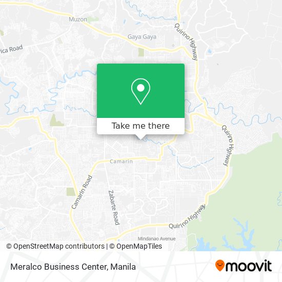 Meralco Business Center map