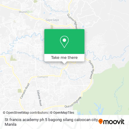 St francis academy ph 5 bagong silang caloocan city map