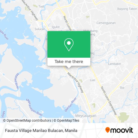 Fausta Village Marilao Bulacan map