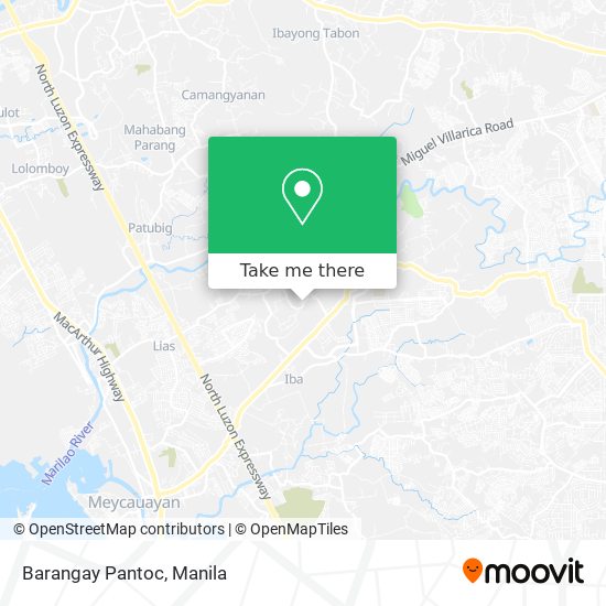 Barangay Pantoc map