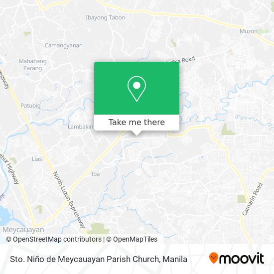 Sto. Niño de Meycauayan Parish Church map