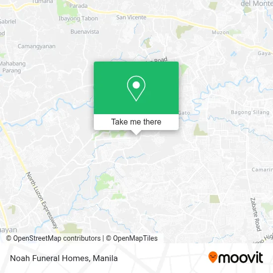 Noah Funeral Homes map