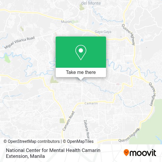 NATIONAL CENTER FOR MENTAL HEALTH CAMARIN CALOOCAN METRO MANILA visual data 7