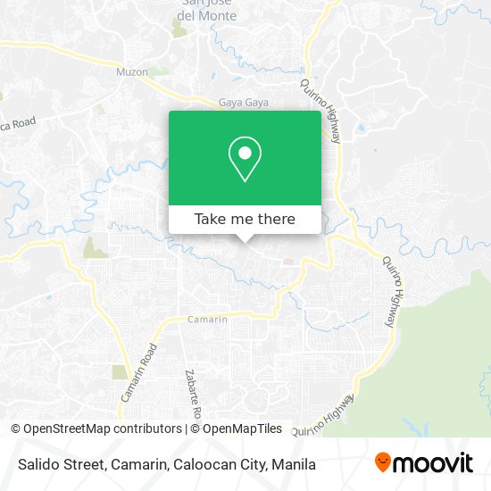 Salido Street, Camarin, Caloocan City map